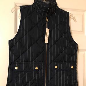 NWT JCrew Pinstripe vest